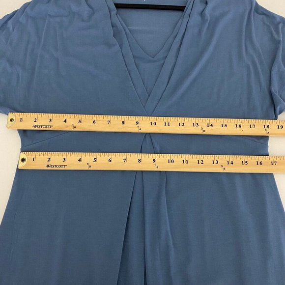 Garnet Hill Blue Midi Dress - Picture 10 of 11